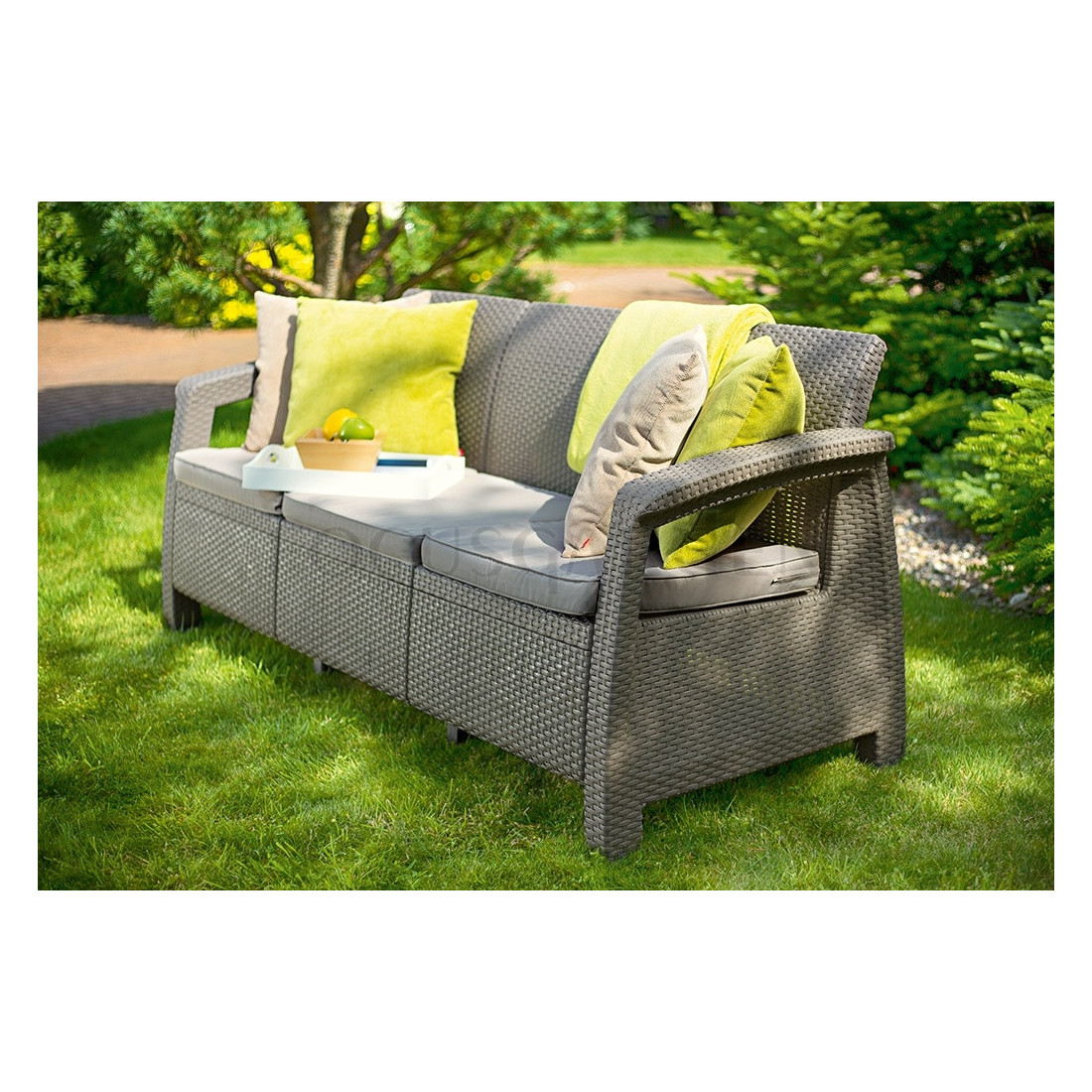 CORFU LOVE SEAT MAX SOFA CAPPUCCINO