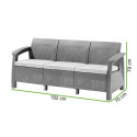 CORFU LOVE SEAT MAX SOFA CAPPUCCINO