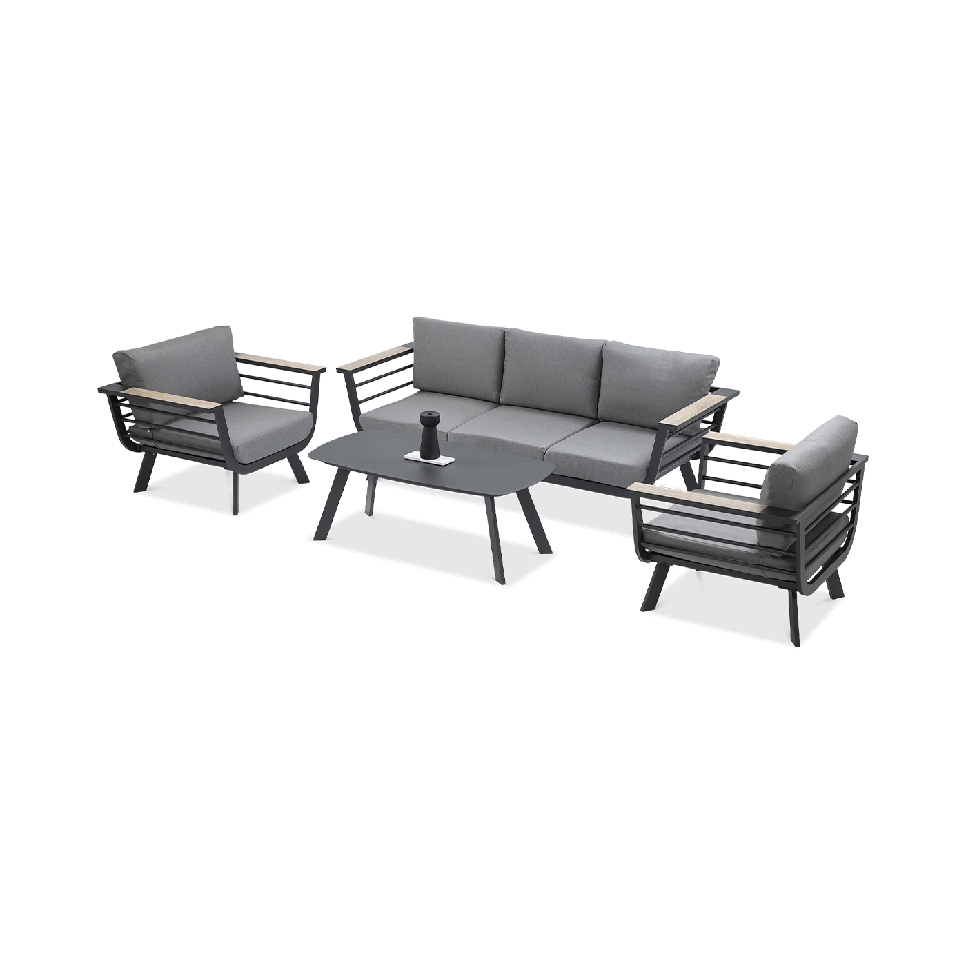 Zestaw ogrodowy ASPEN CAFFE Grey - Furrore