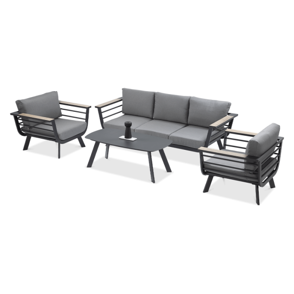 Zestaw ogrodowy ASPEN CAFFE Grey - Furrore