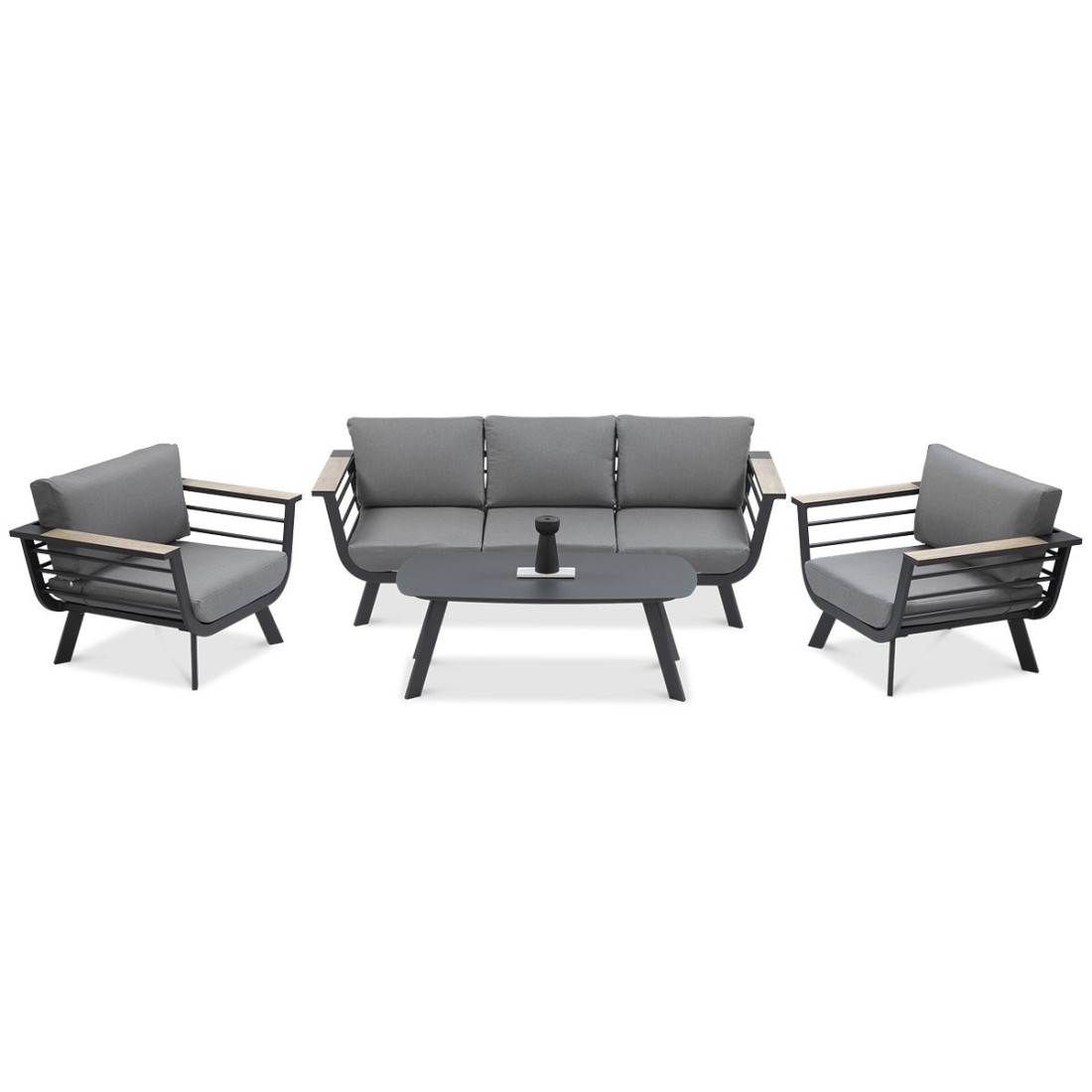 przód zestawu ogrodowego aspen caffe