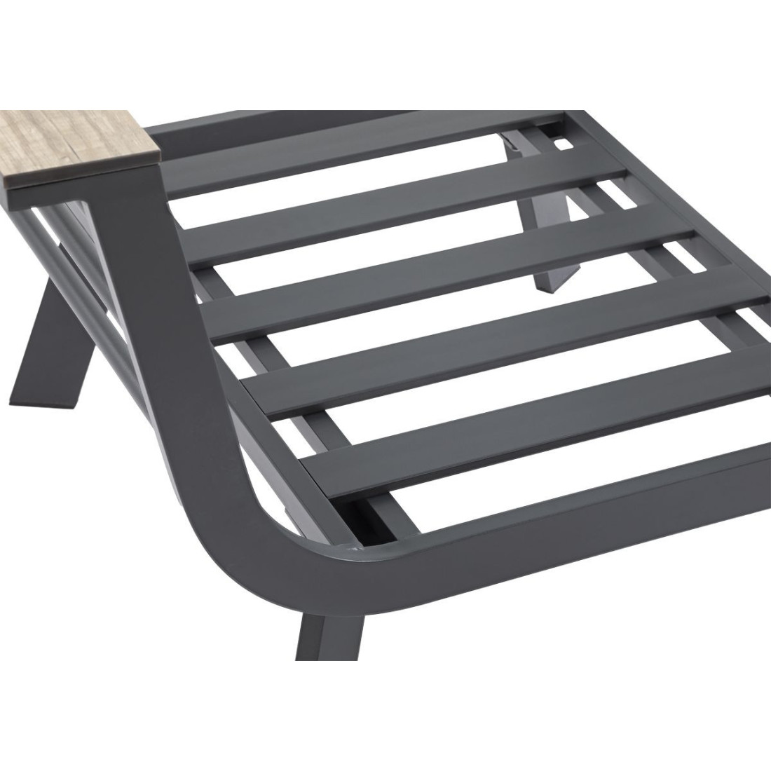 tył szarego fotela ogrodowego aspen caffe