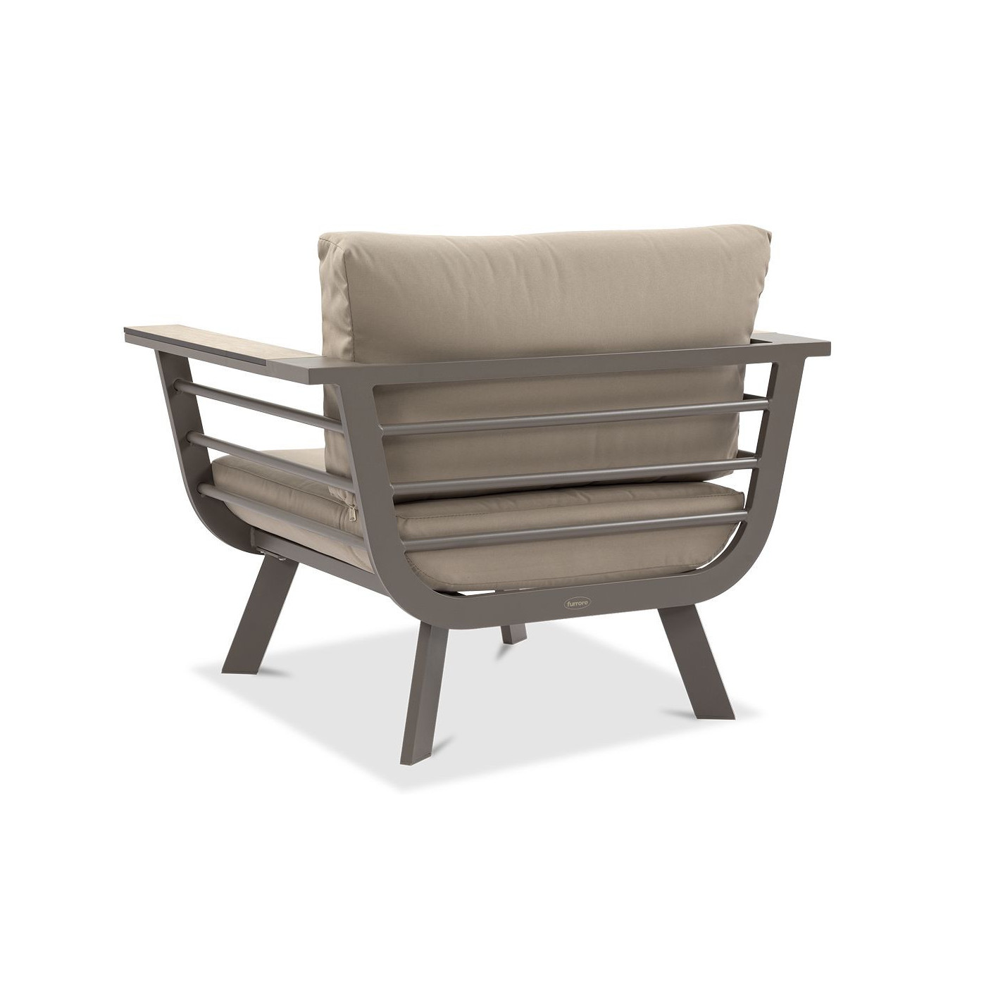 tył fotela ogrodowego z zestawu aspen caffe