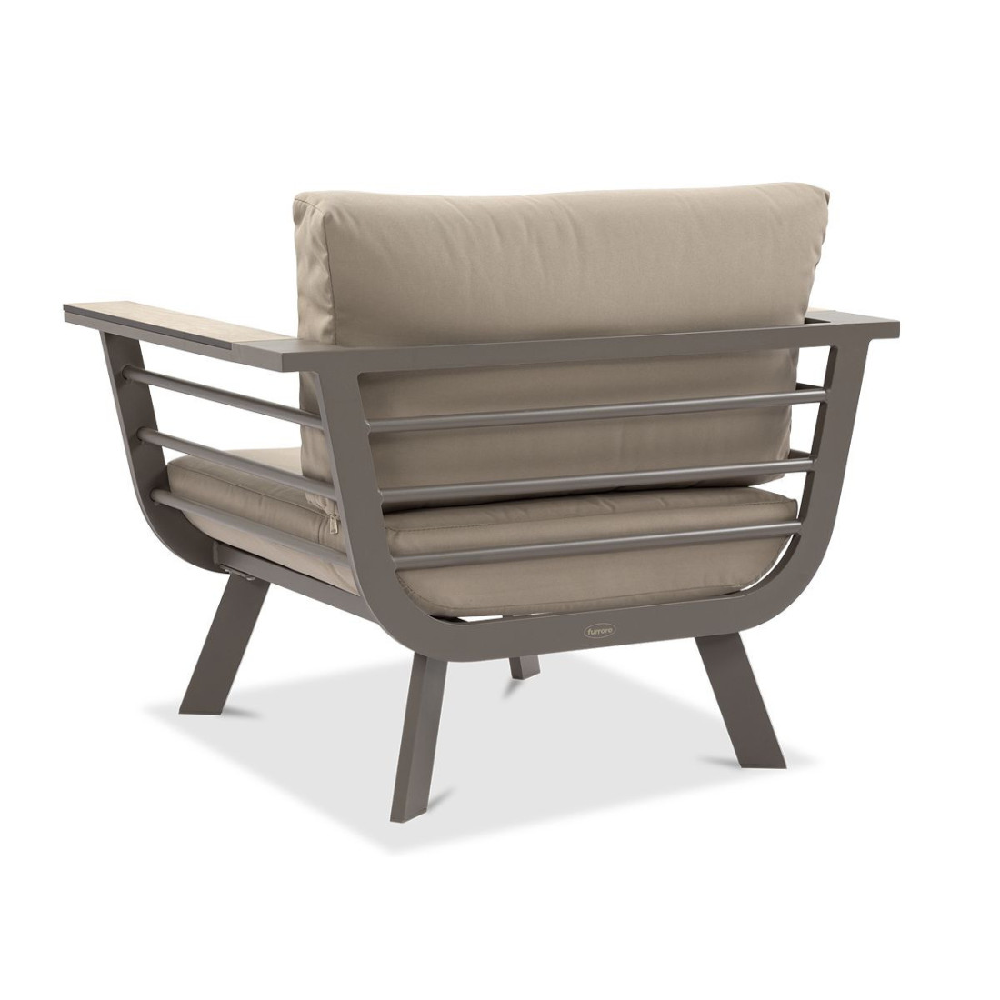 tył fotela ogrodowego z zestawu aspen caffe