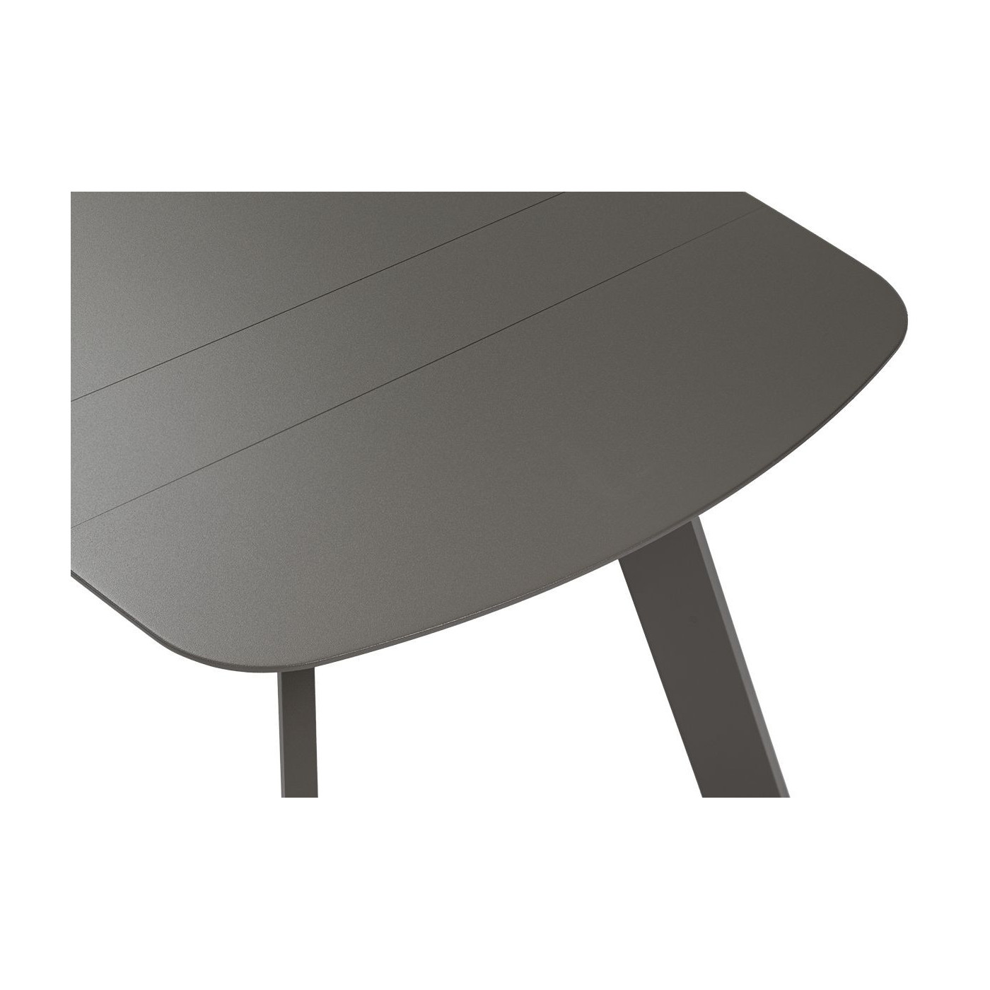 zbliżenie na ciemnoszary albuminowy blat stolika kawowego aspen caffe