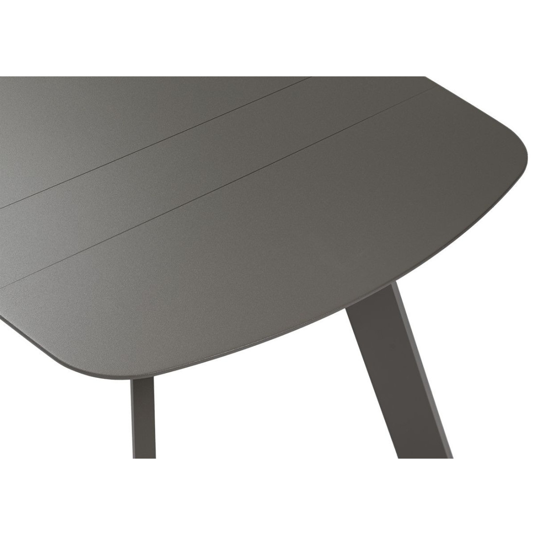 zbliżenie na ciemnoszary albuminowy blat stolika kawowego aspen caffe