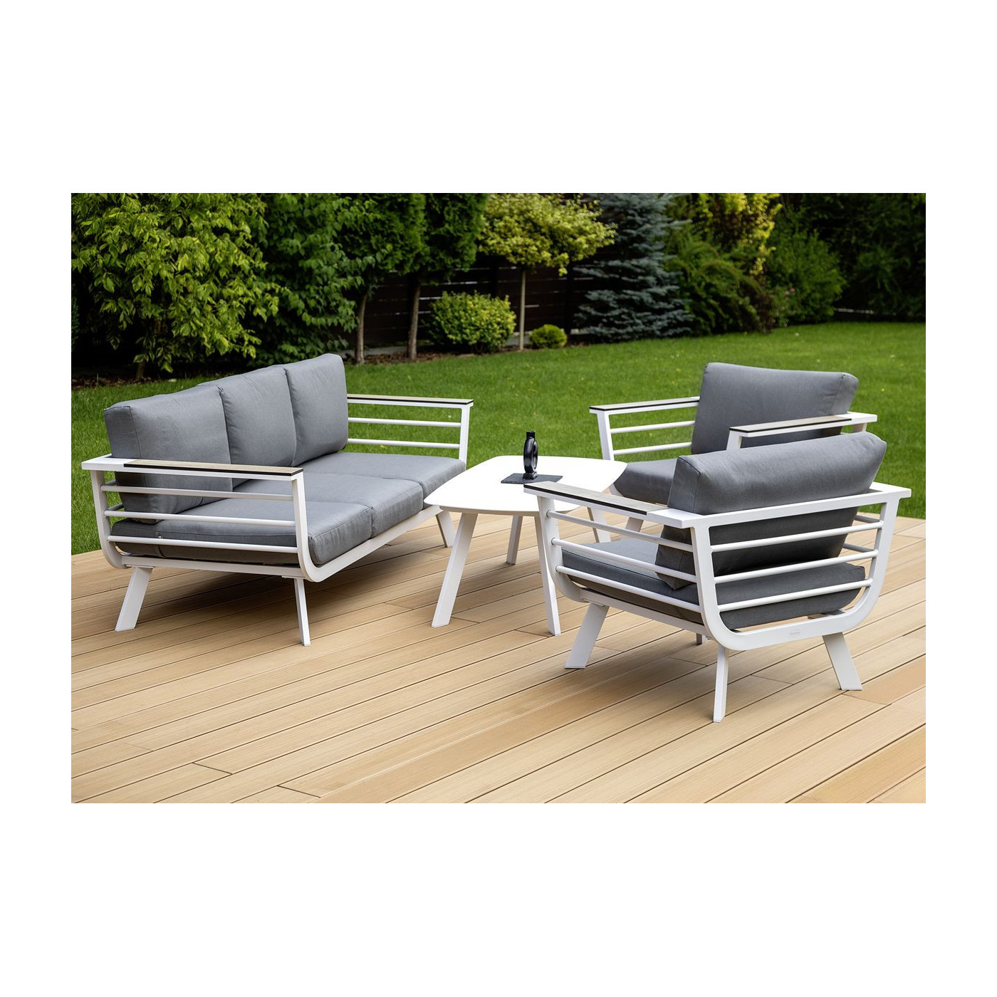 Rycina z wymiarami zestawu ASPEN CAFFE od firmy Furrore