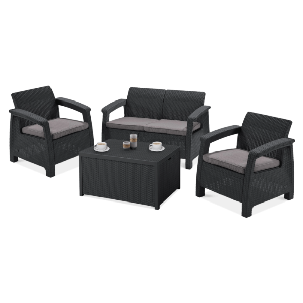 CORFU BOX GRAPHITE SET