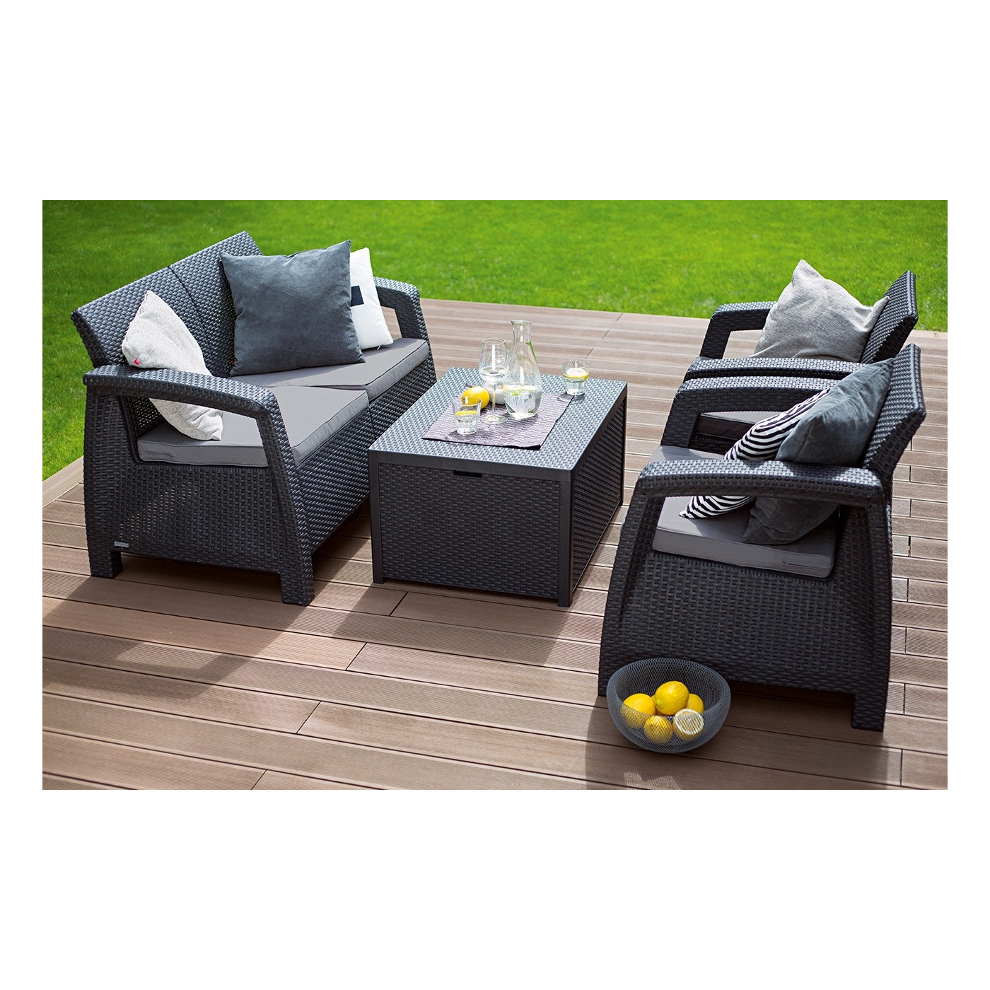 CORFU BOX GRAPHITE SET