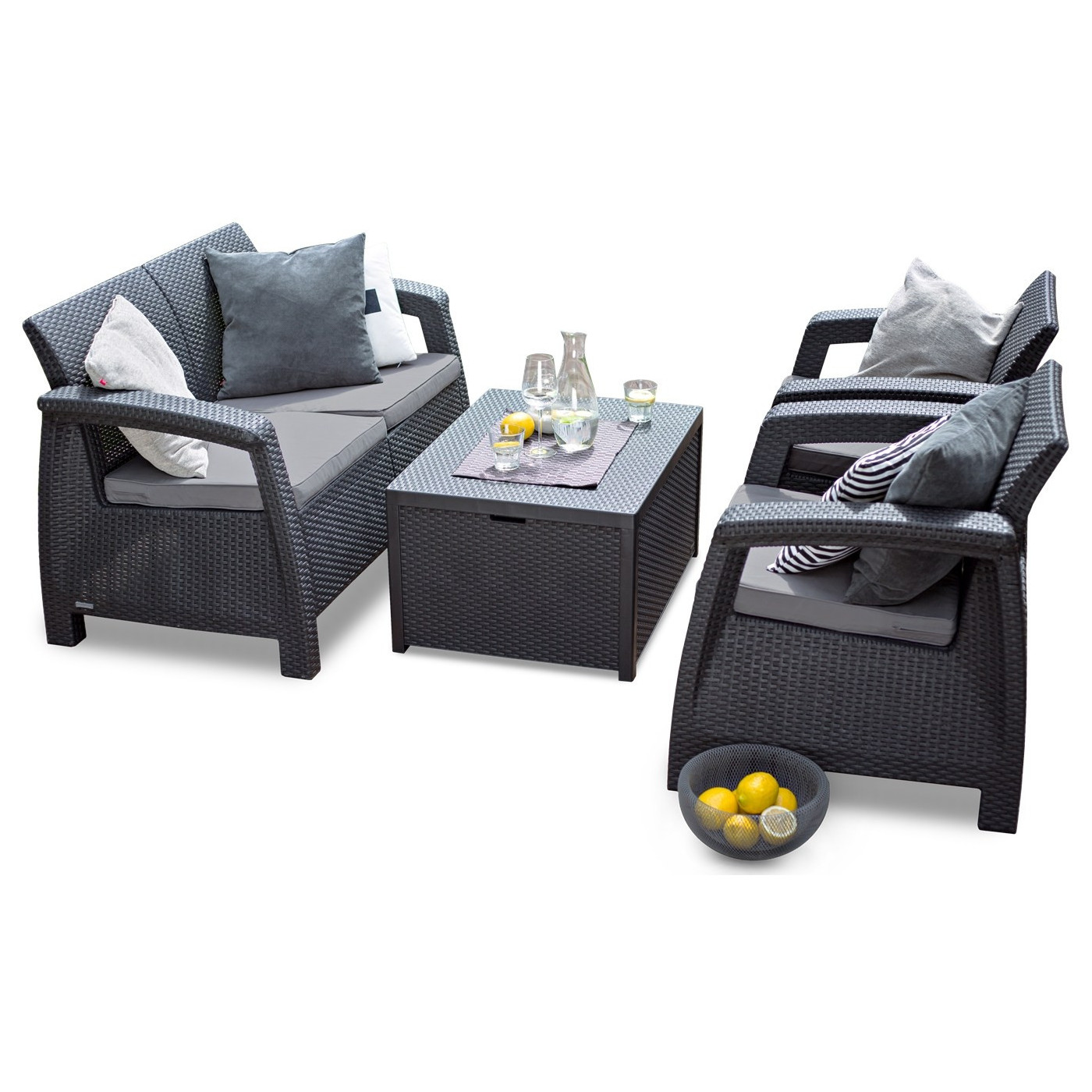 CORFU BOX GRAPHITE SET