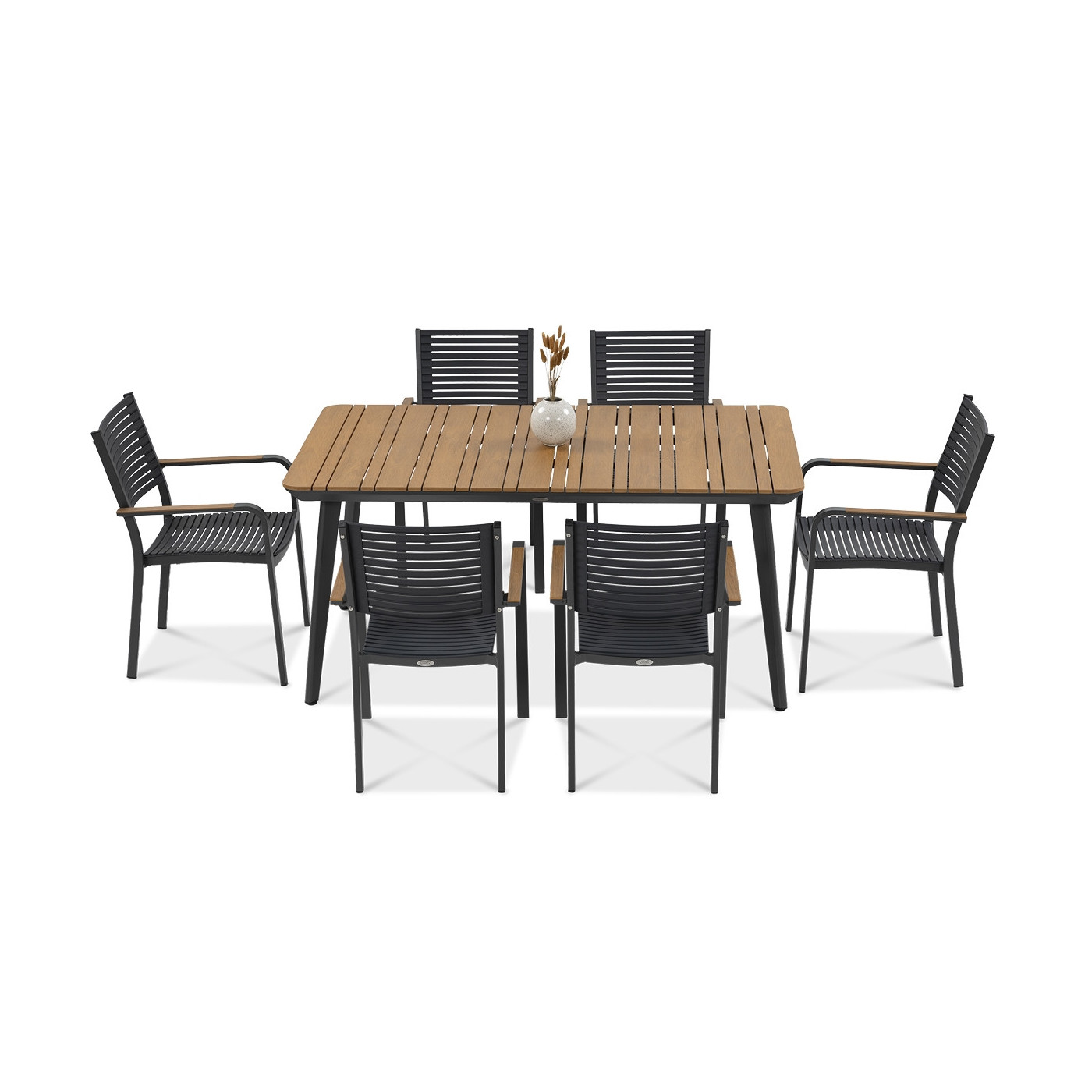 Widok z góry na zestaw jadalniany tacoma 