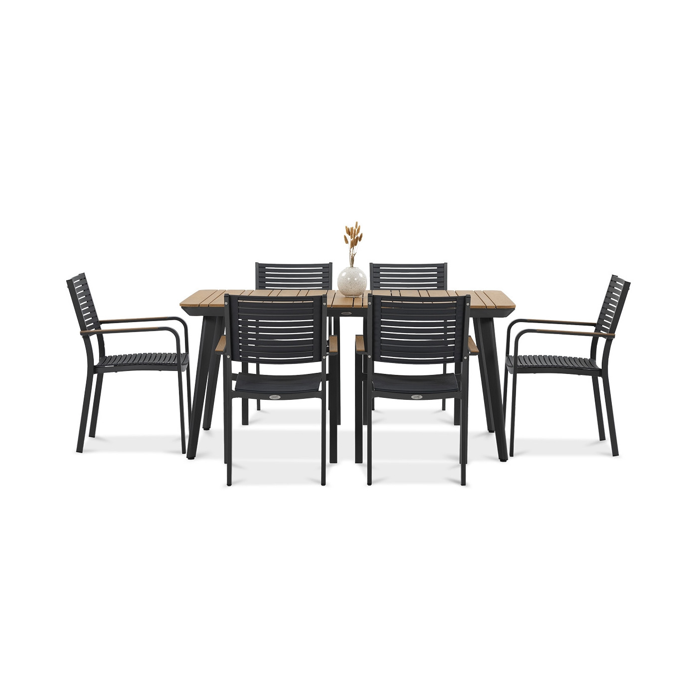 Widok z boku na grafitowy zestaw tacoma