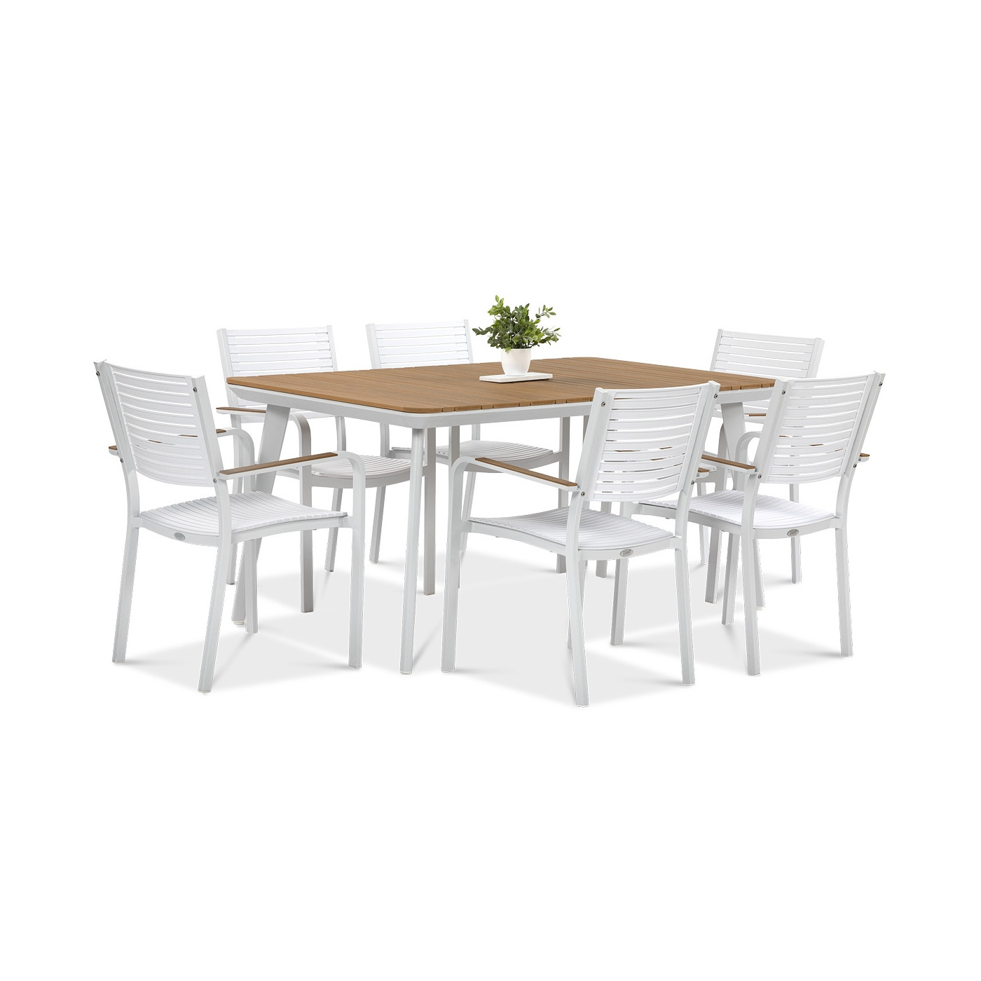 zestaw jadalniany tacoma - sześć krzeseł i stół 