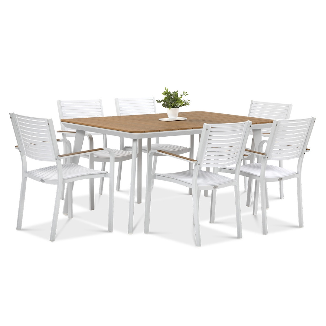 zestaw jadalniany tacoma - sześć krzeseł i stół 