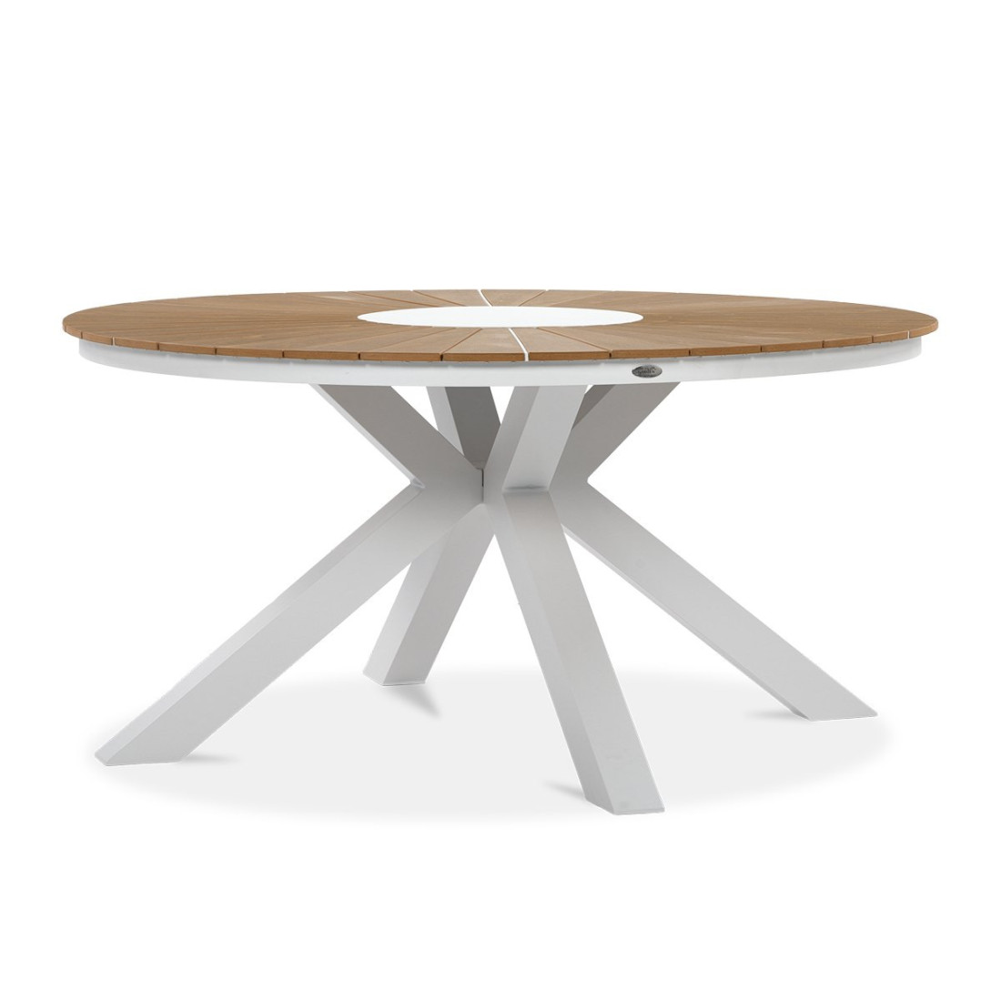 bok jadalnianego białego stołu tacoma