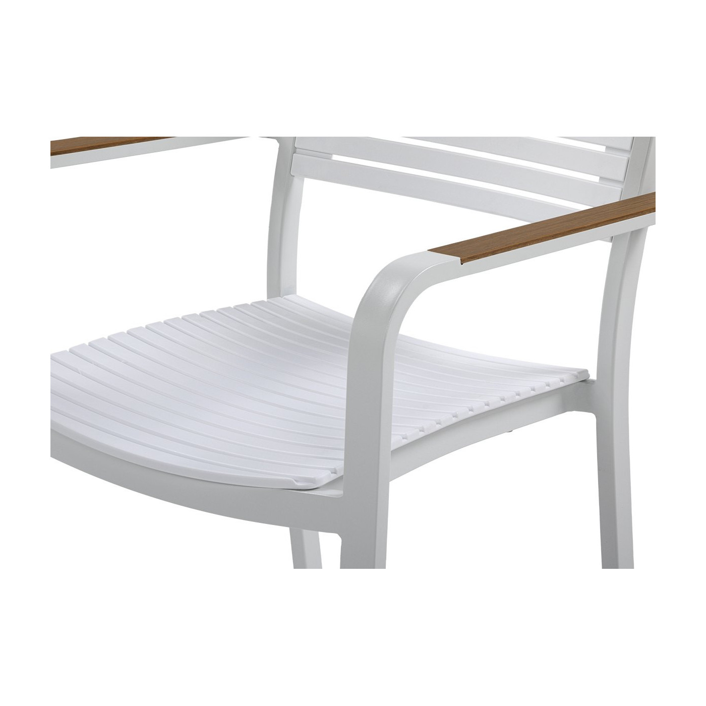 siedzisko i drewniane zdobienia na podłokietnikach w krześle tacoma