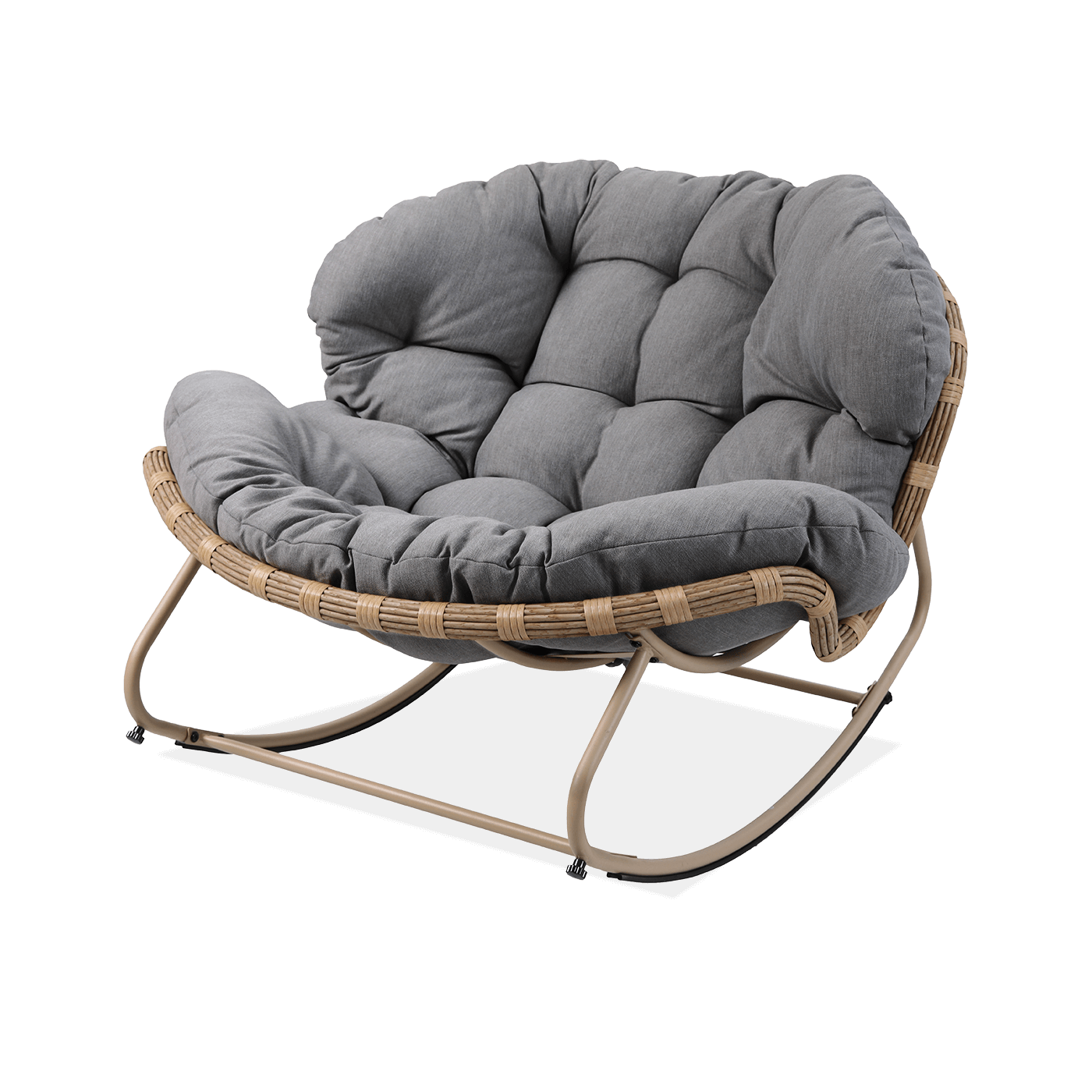 Fotel bujany RODOS Natural/Grey - Focus Garden