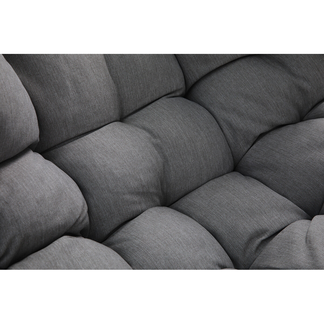 Widok na wygodne poduszki siedziska fotela bujanego Rodos