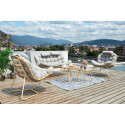 Zestaw mebli ogrodowych RODOS CAFFE Natural/Light Grey - Focus Garden