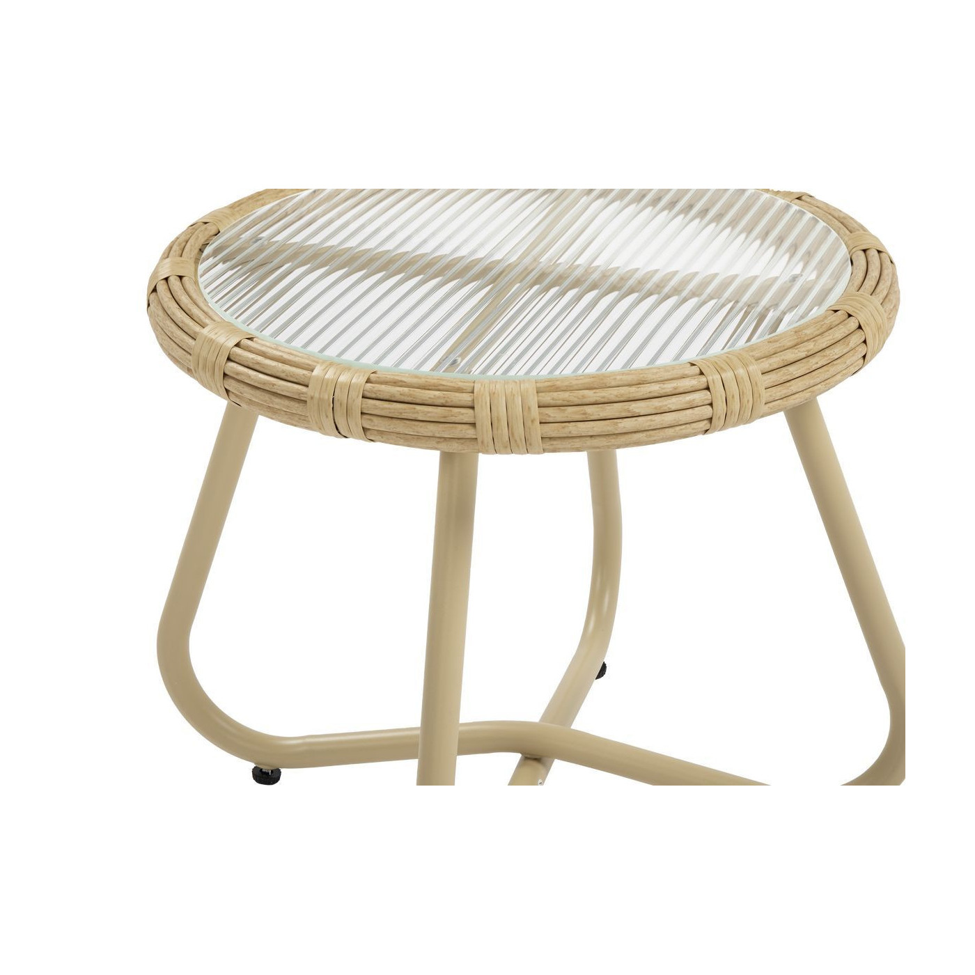 wyższy stoli kawowy z szklanym hartowanym blatem