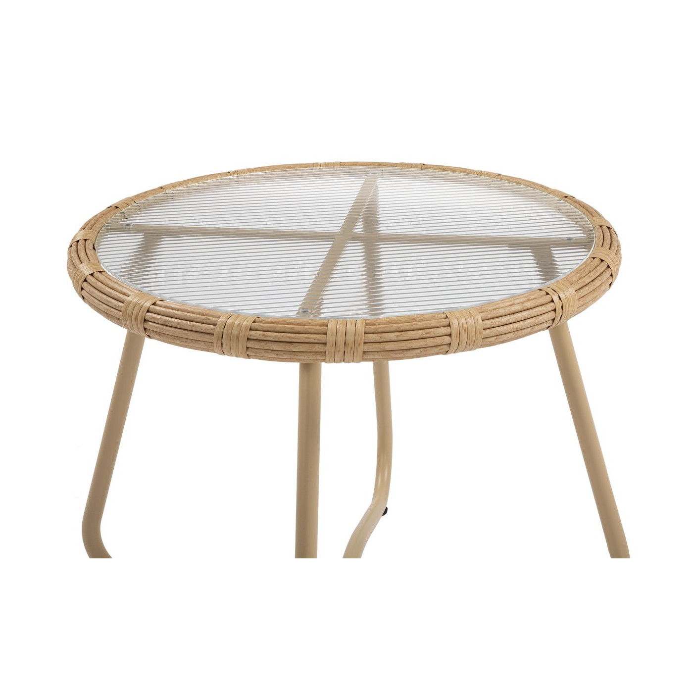 szklany, hartowany blat stolika z zestawu rodos