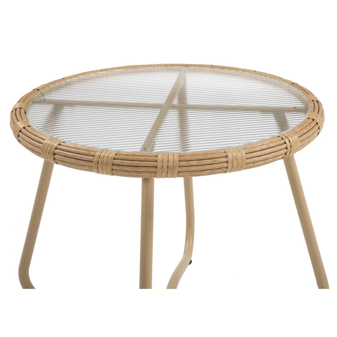 szklany, hartowany blat stolika z zestawu rodos