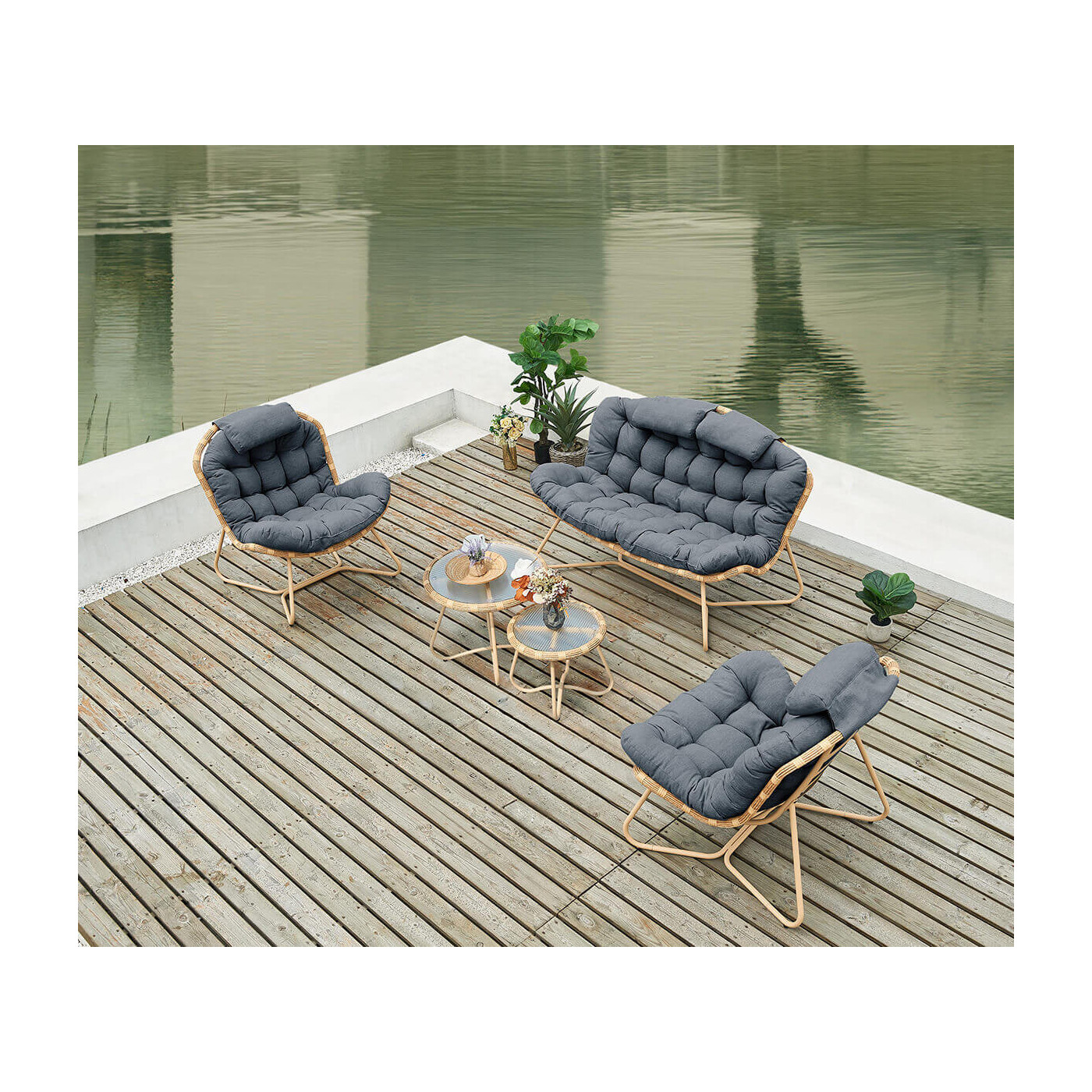 wiosenna aranżacja zestawu mebli rodos caffe