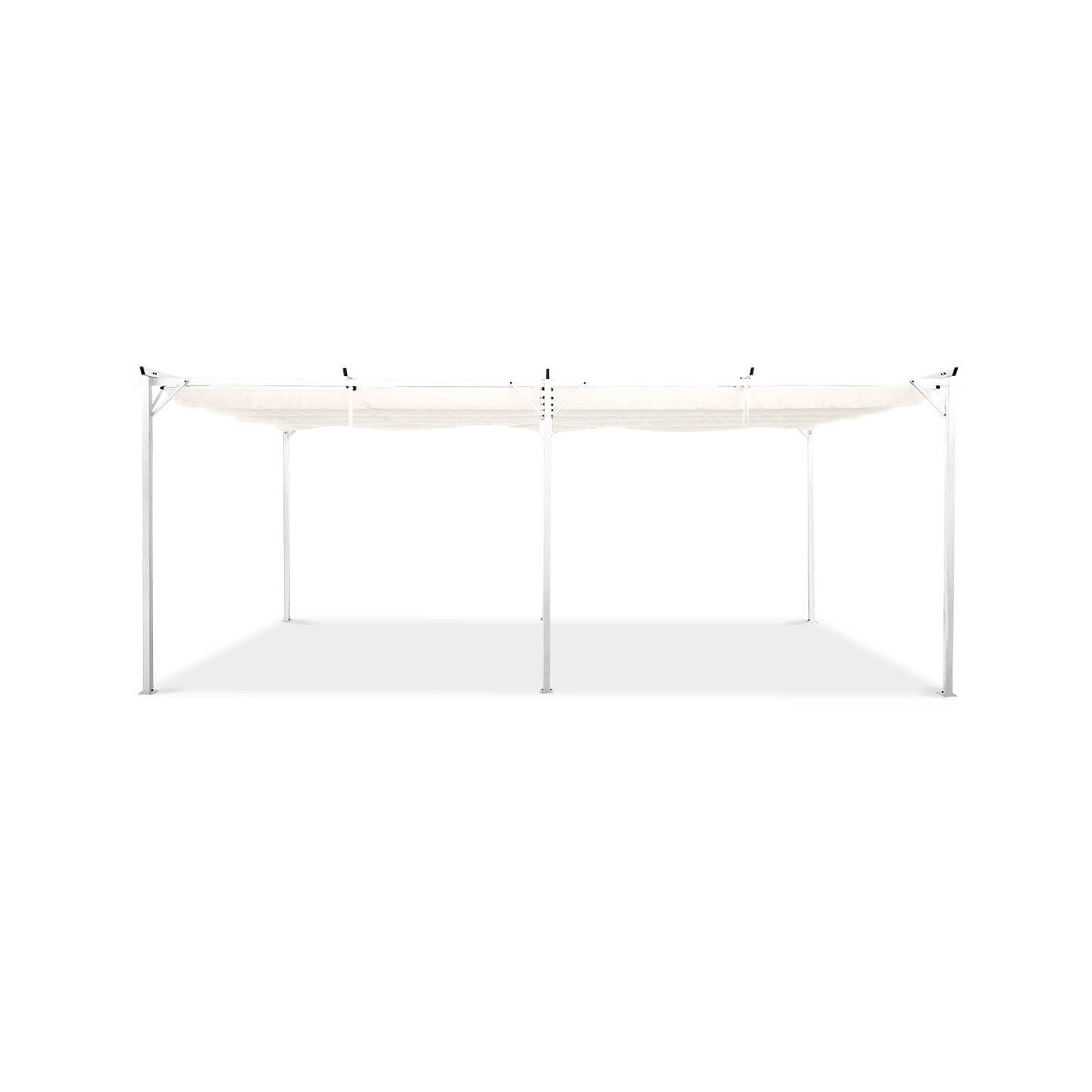 Biała pergola tarasowa sprint 3x6 
