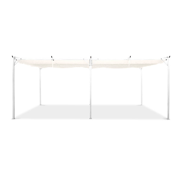 Biała pergola tarasowa sprint 3x6 