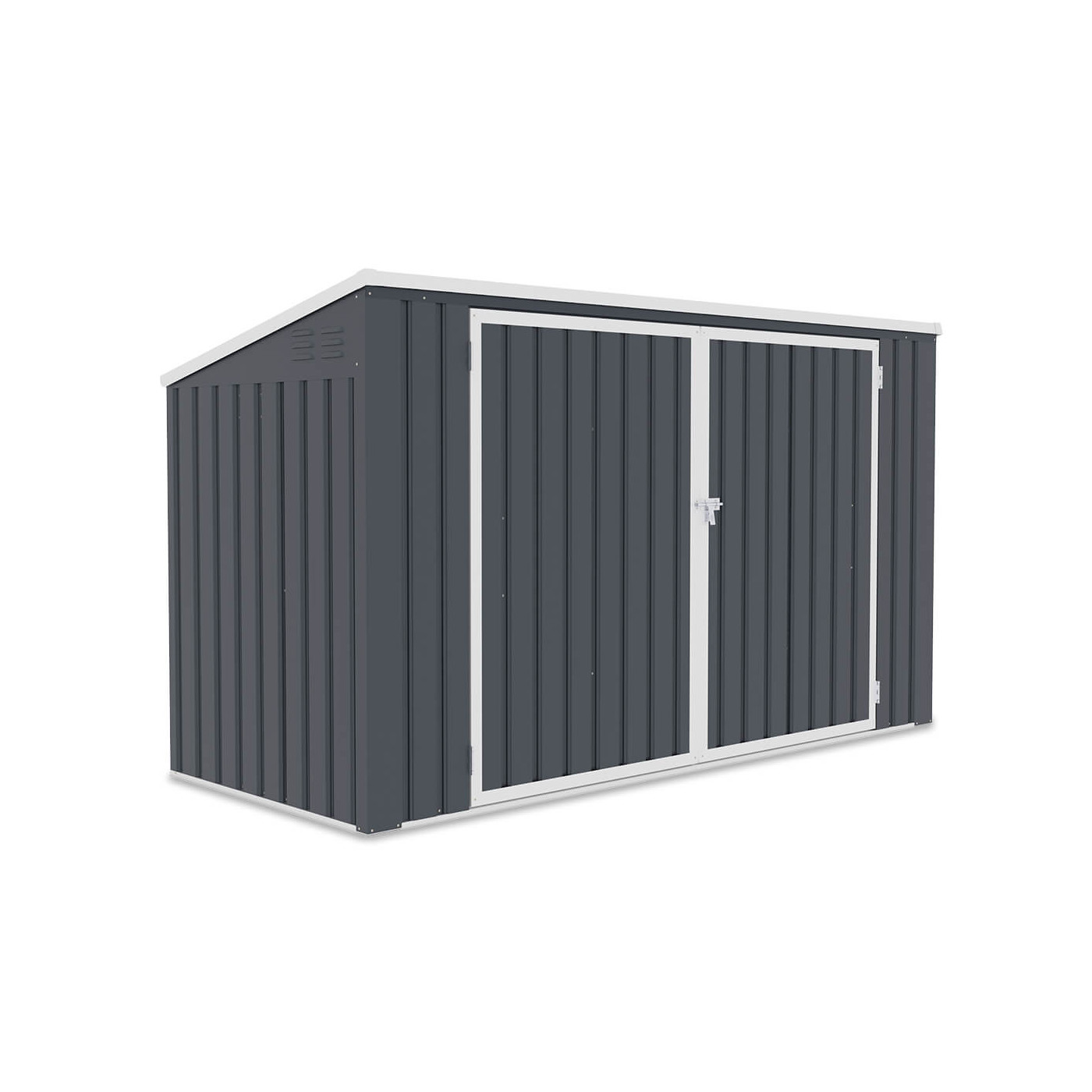 Widok na prawą stronę zabudowy Davis w kolorze Cold Grey od firmy Hardmaister