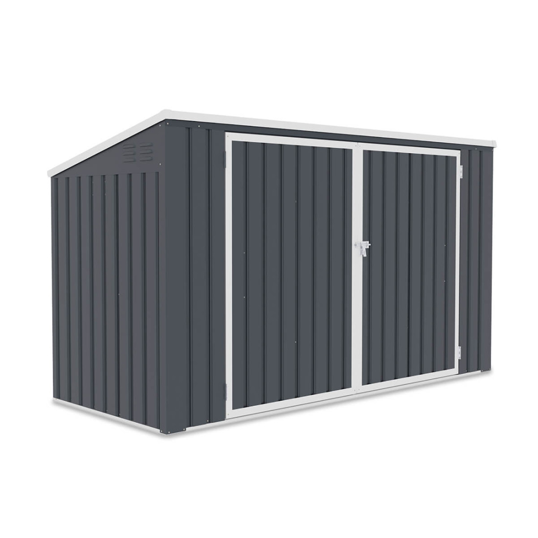 Widok na prawą stronę zabudowy Davis w kolorze Cold Grey od firmy Hardmaister