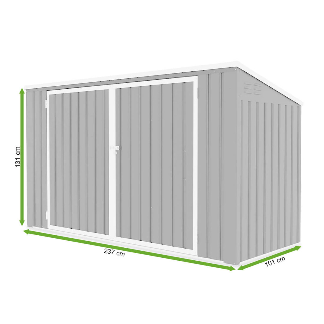 Rysunek z wymiarami zabudowy do koszy na śmieci DAVIS 8x3