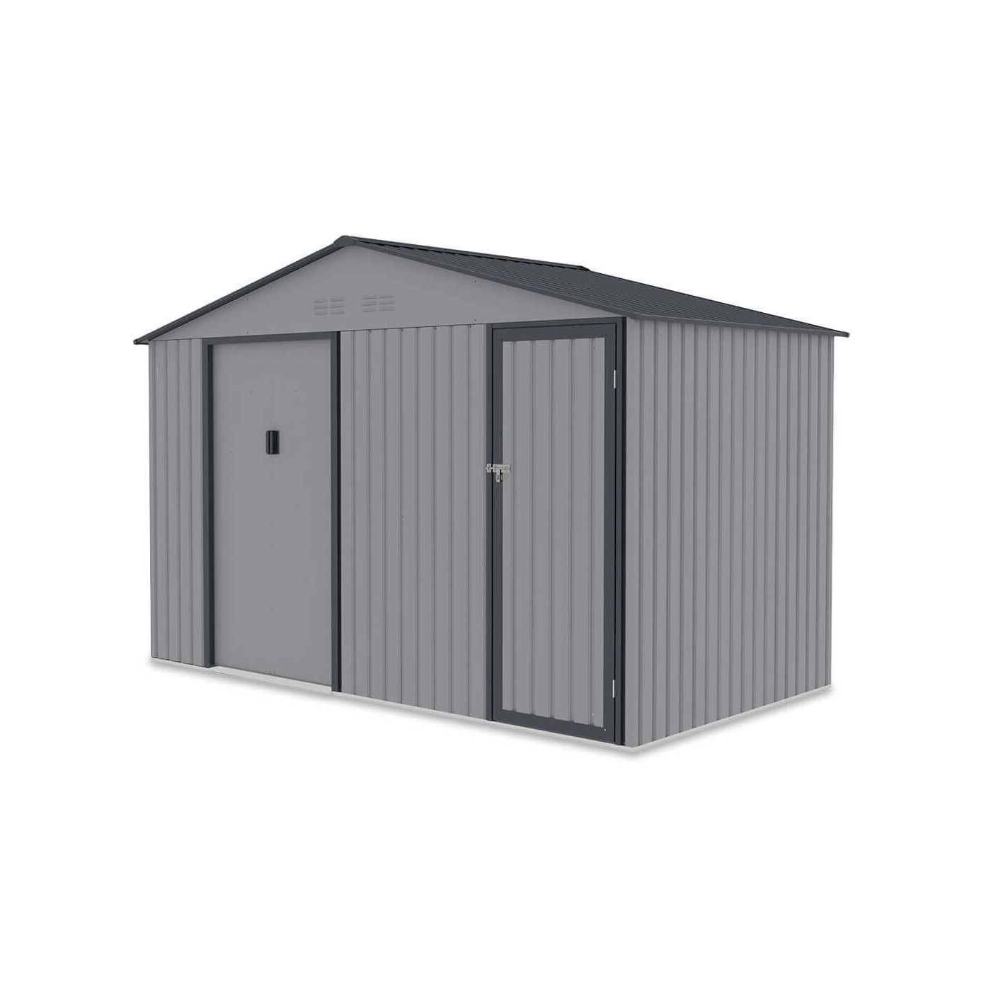 Trwały i funkcjonalny domek ogrodowy FALCON 340x194cm Light Grey od firmy Hardmaister