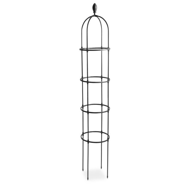 Pergola na rośliny pnące metalowa cultivo 210 cm czarna