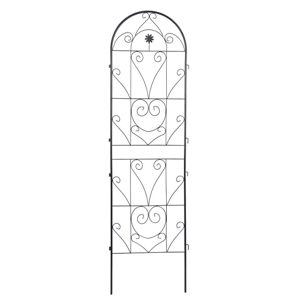 Dwie czarne podpórki do roślin o wymiarze 190x55 cm od firmy Cultivo