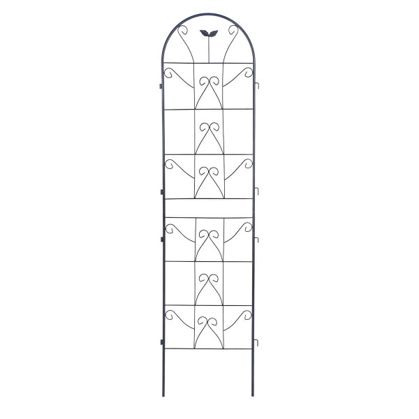Dwie czarne podpórki do roślin o wymiarze 190x55 cm od firmy Cultivo
