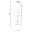 wymiary Podpórka do roślin 190x55 cm  - Cultivo