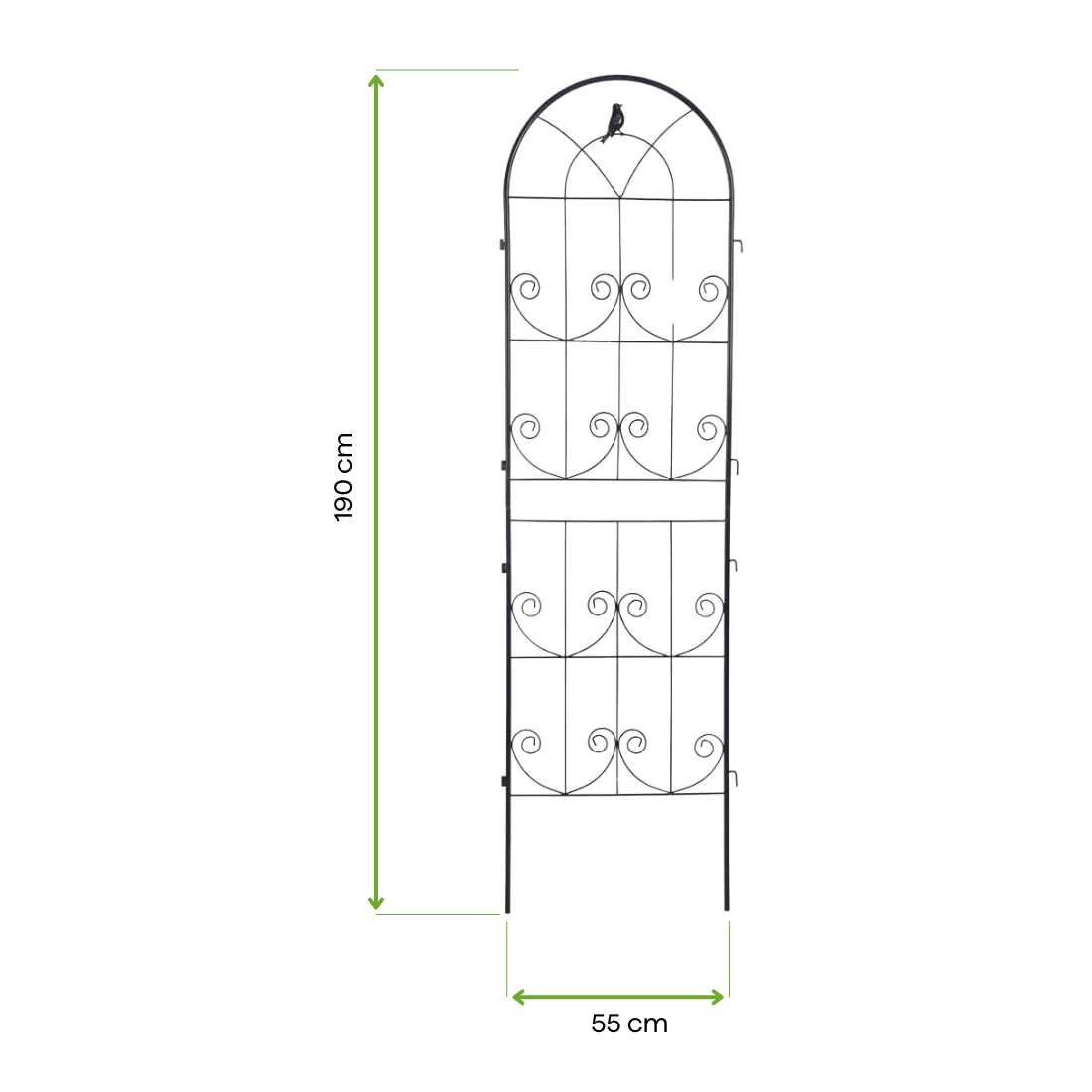 Podpórka do roślin 190x55 cm - wzór 4 - Cultivo