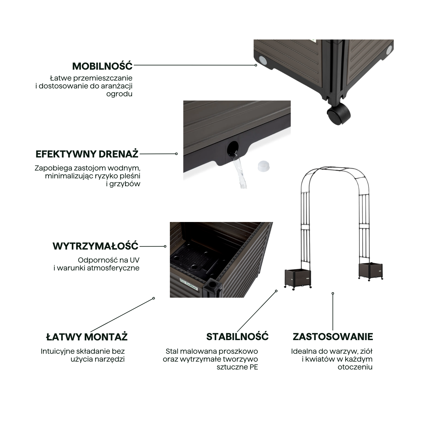 Cechy pergoli ogrodowej od Cultivo 