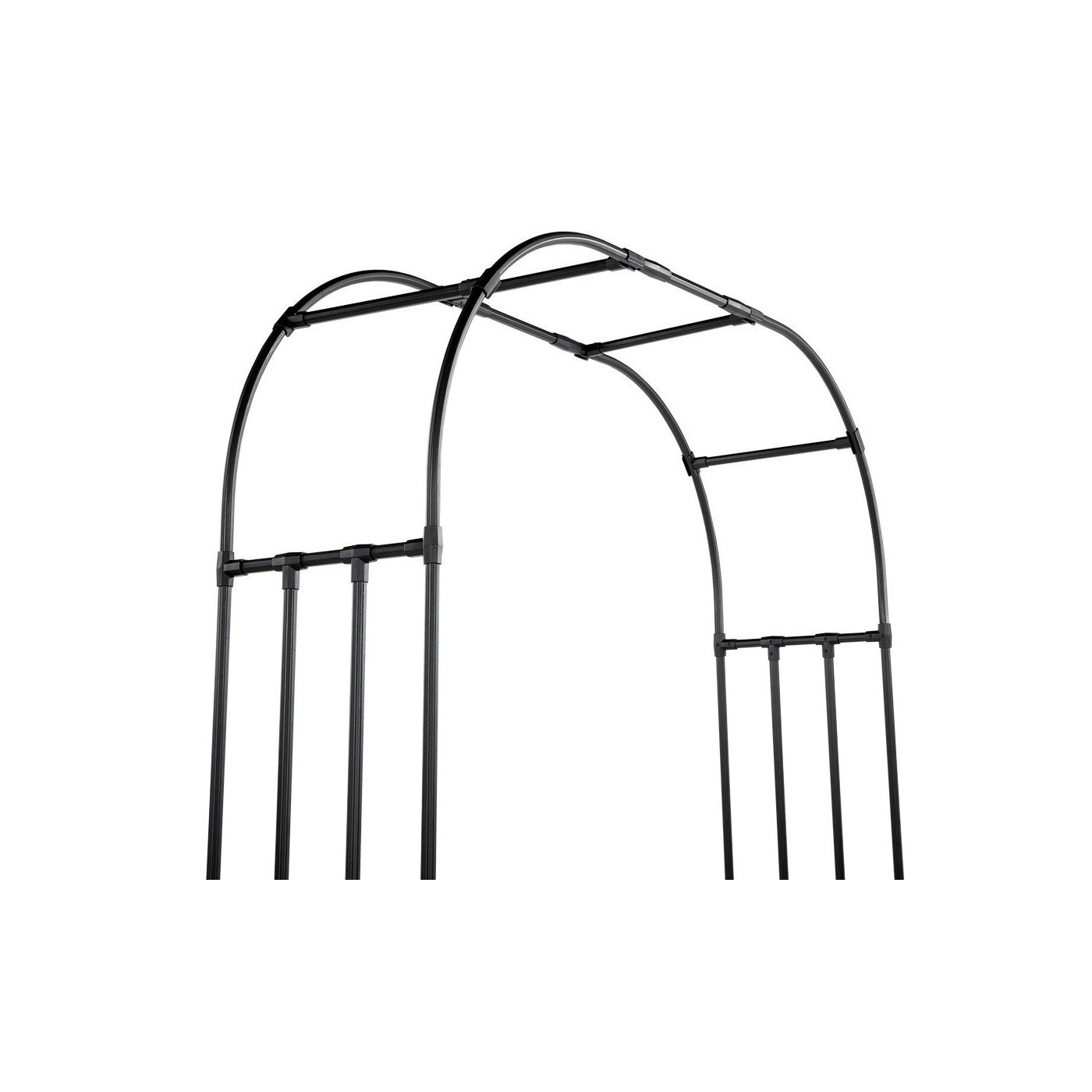 górna część pergoli z zaokrągleniem na szczycie