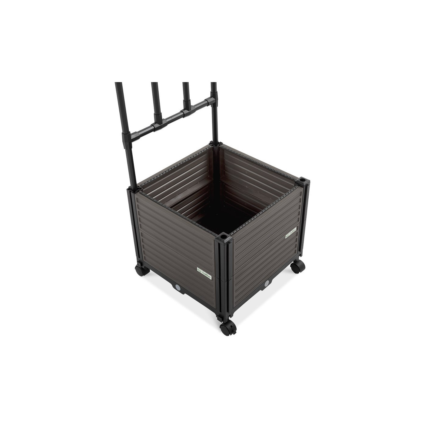 jedna z skrzyń ogrodowych pergoli na kwiaty