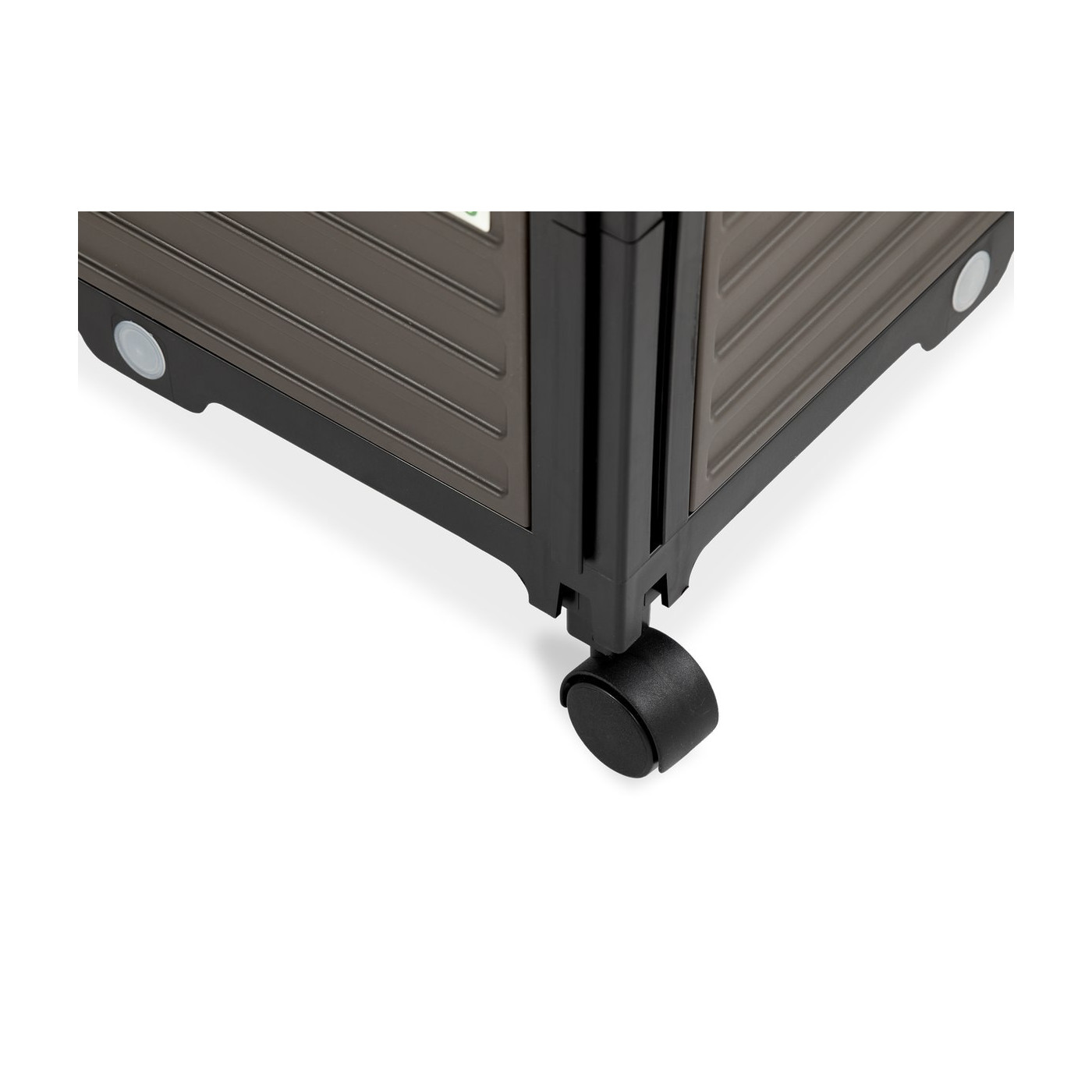 zbliżenie na kółka umożliwiające szybki transport pergoli