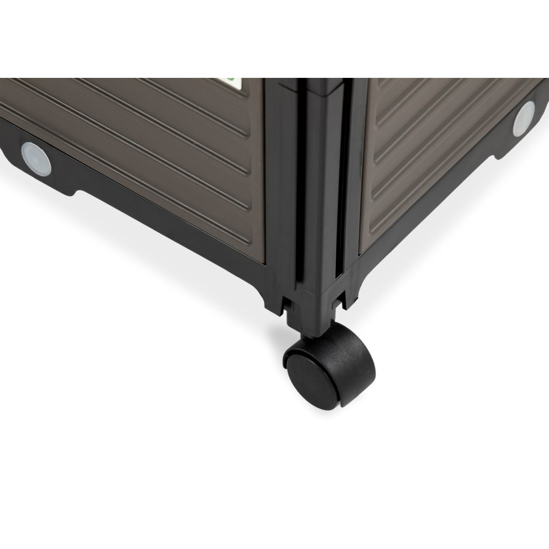 zbliżenie na kółka umożliwiające szybki transport pergoli