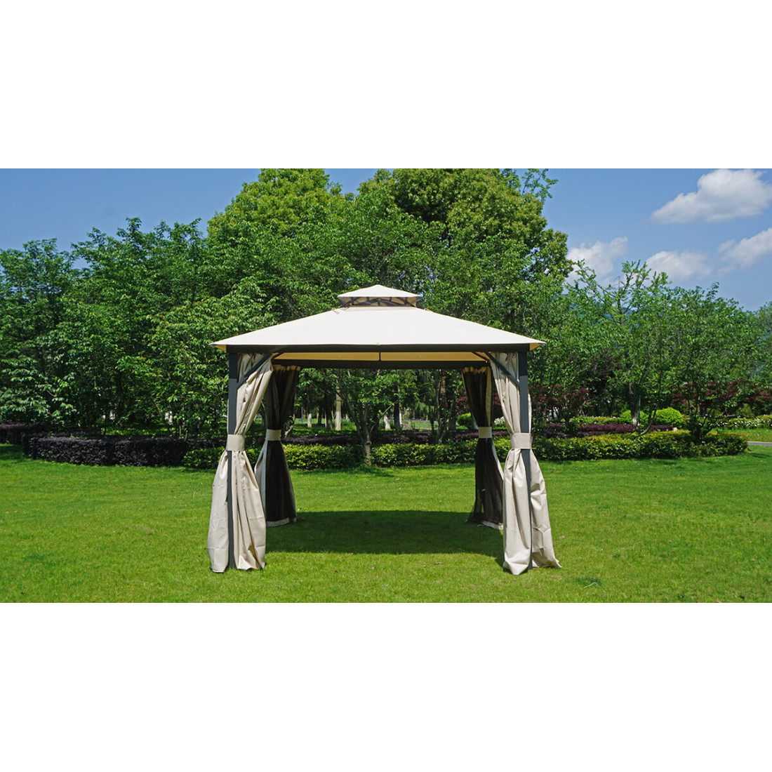 Wiosenna aranżacja wodoodpornego namiotu ogrodowego