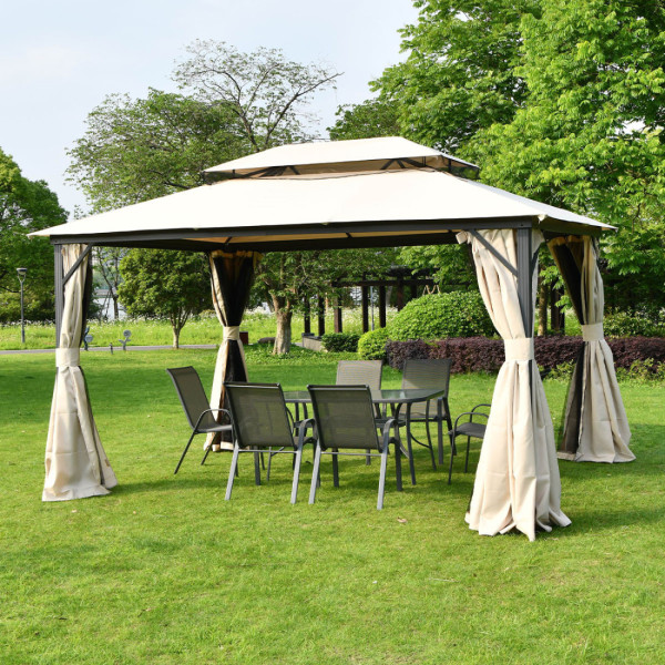 Pawilon do ogrodu VANCOUVER 3x4 Beige - Hardmaister