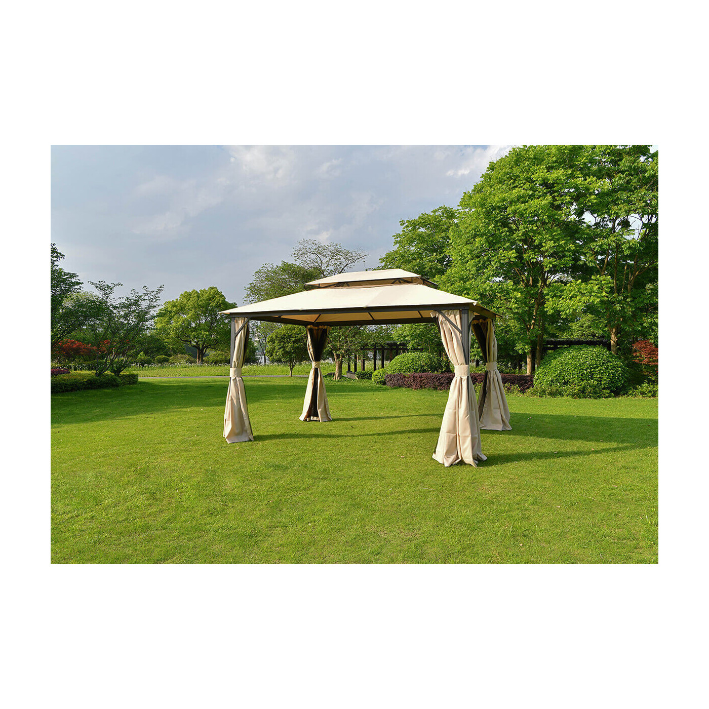 Wiosenna aranżacja wodoodpornego namiotu ogrodowego