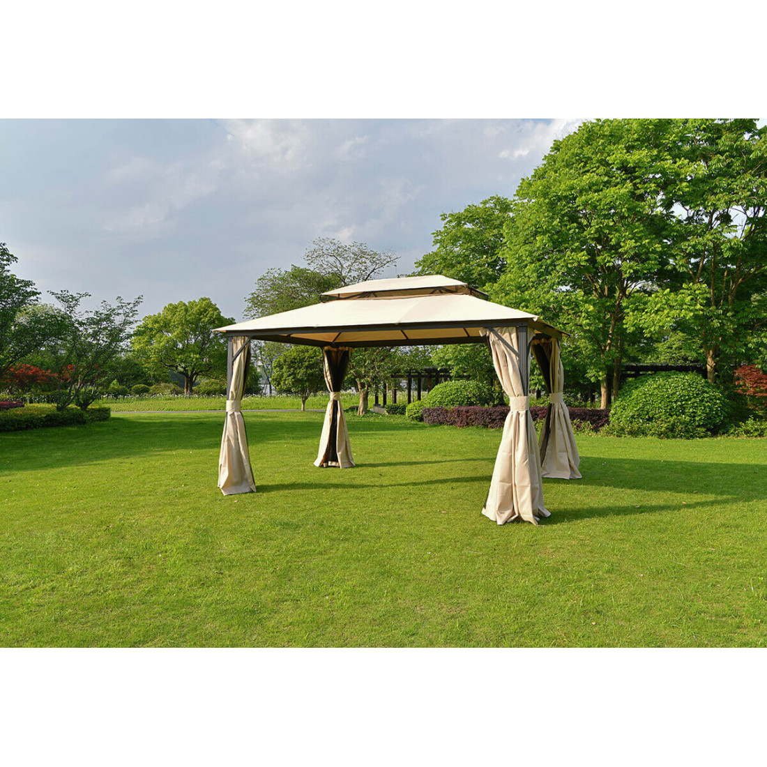 Wiosenna aranżacja wodoodpornego namiotu ogrodowego