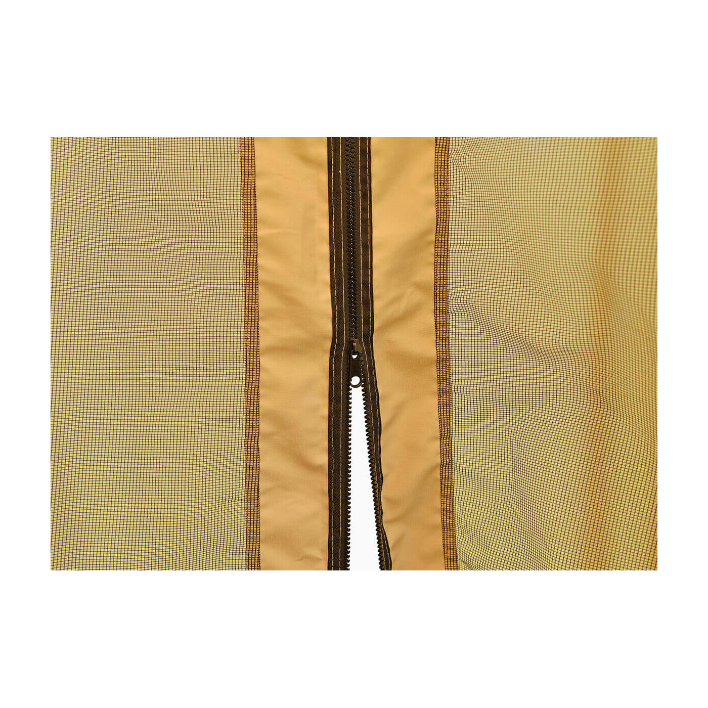 Widok na zapinanie moskitiery