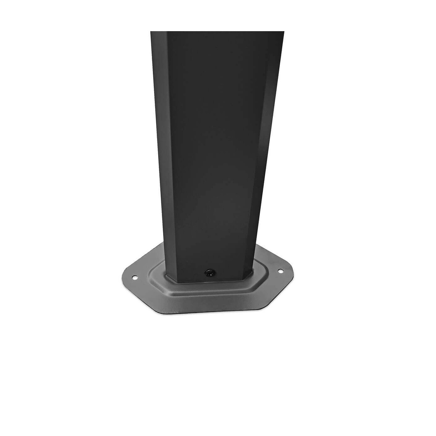 Zbliżenie na aluminiowy stelaż namiotu