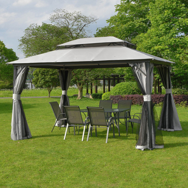 Pawilon do ogrodu VANCOUVER 3x4 Grey - Hardmaister